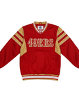Starter San Francisco 49ers Pullover V-Neck Team Color Lightweight Jacket