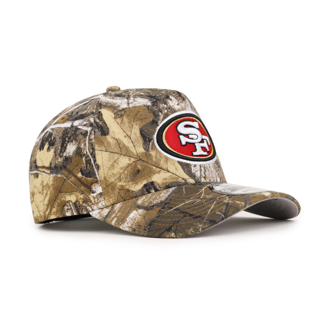 San Francisco 49ers Real Tree 9Forty A-Frame Snapback