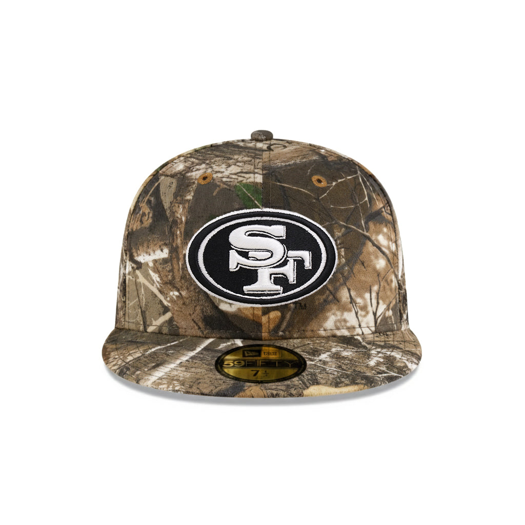 San Francisco 49ers Real Tree On White 59Fifty Fitted