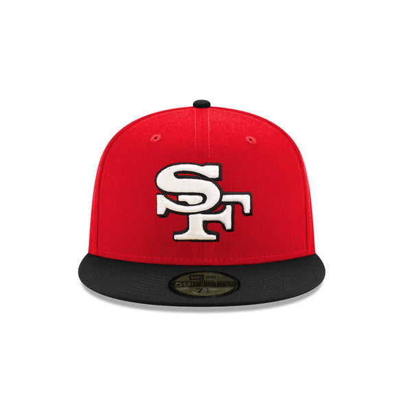 San Francisco 49ers Red Black 2 Tone Super Bowl XXIV SP 59Fifty Fitted