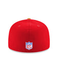 San Francisco 49ers Scarlet Red Bronze 2 Tone 60th Anniversary SP 59Fifty Fitted