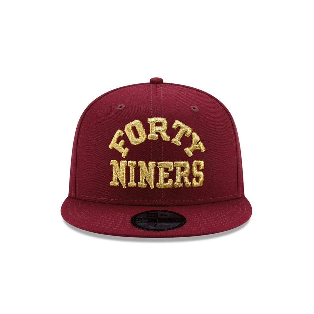 San Francisco 49ers Script Cardinal Helmet SP 59Fifty Fitted – CROWN MINDED