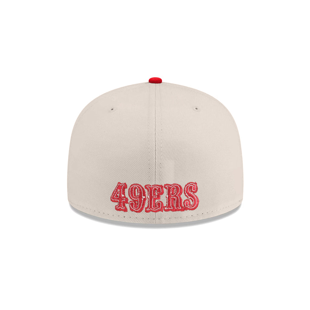 San Francisco 49ers Stone Red 2 Tone NHL Shield SP 59Fifty Fitted