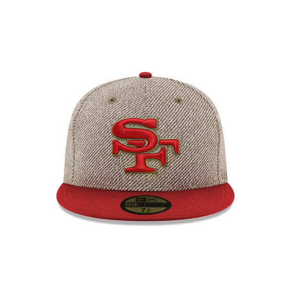 San Francisco 49ers Terry Heather Red 2 Tone Back To Back Champions SP 59Fifty Fitted