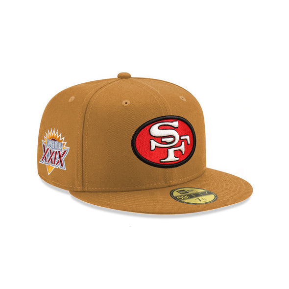 San Francisco 49ers Super Bowl XXIX Wheat w/ Scarlet UV 59Fifty Fitted