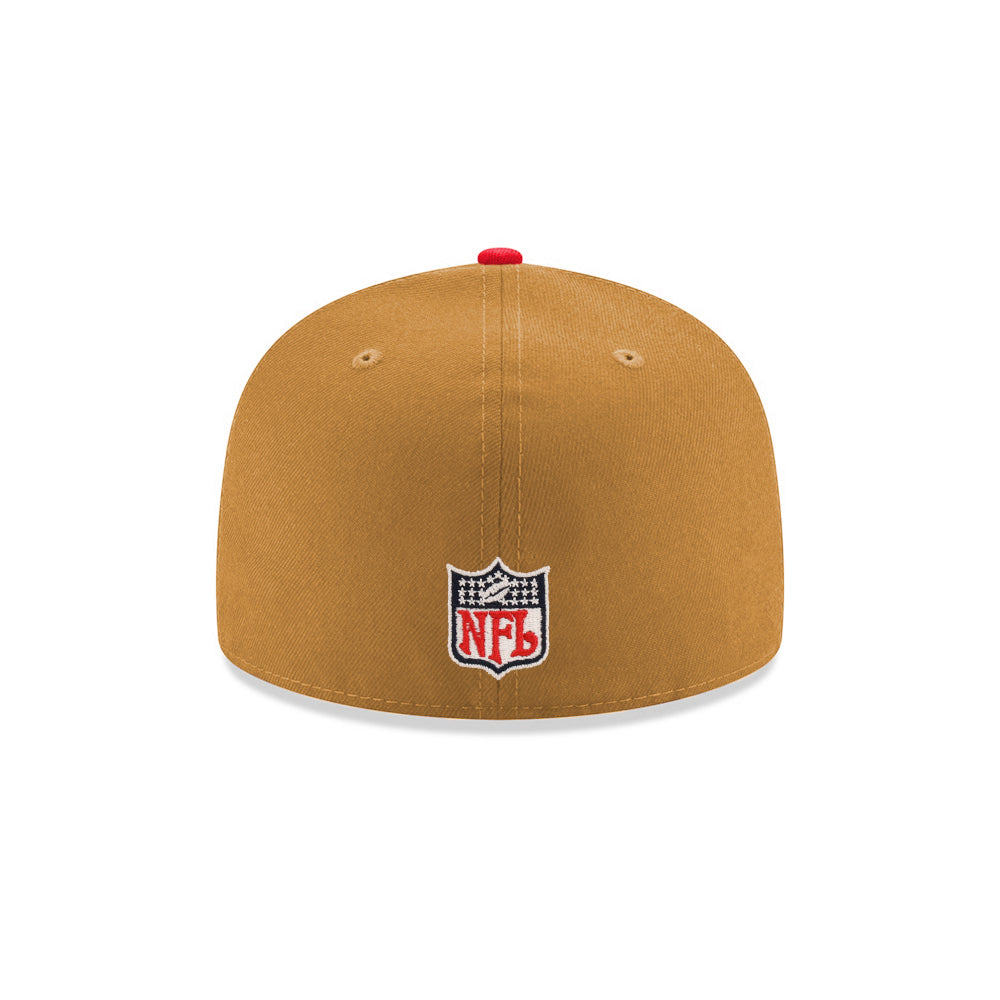San Francisco 49ers Wheat White Red Super Bowl XIX SP 59Fifty Fitted
