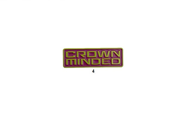 CrownMinded Stamp Cap Pin