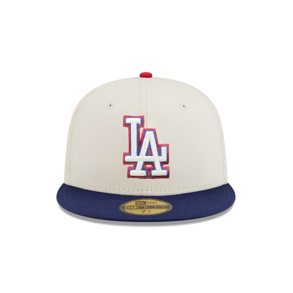 Los Angeles Dodgers Chrome Oceanside Blue 2 Tone MLB Batterman SP 59Fifty Fitted