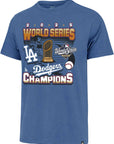 Los Angeles Dodgers 2025 World Series Champions Trophy Franklin '47 Brand Short Sleeve Tee
