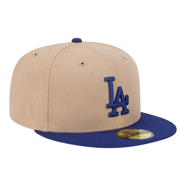 Los Angeles Dodgers Camel Royal 2 Tone 59Fifty Fitted
