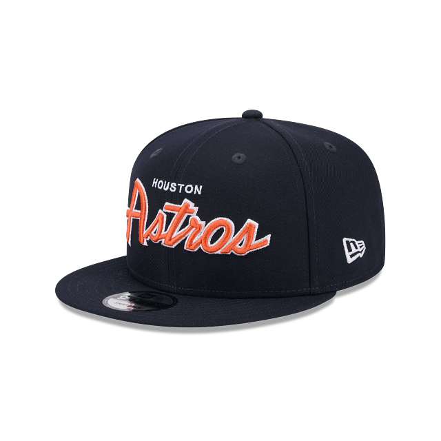 Houston Astros Script Primary Logo SP Team Color 9Fifty Snapback