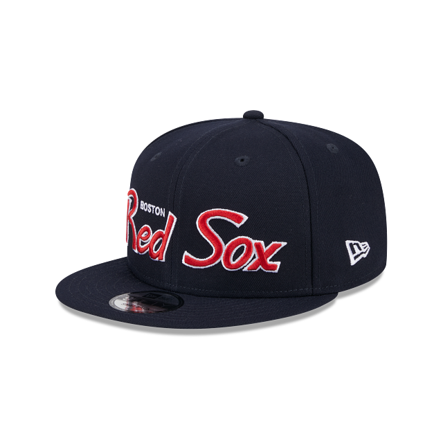 Boston Red Sox Script Primary Logo SP Team Color 9Fifty Snapback