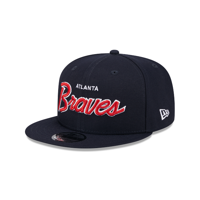 Atlanta Braves Script Primary Logo SP Team Color 9Fifty Snapback