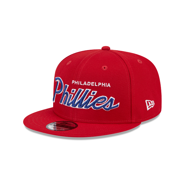 Philadelphia Phillies Script Primary Logo SP Team Color 9Fifty Snapback