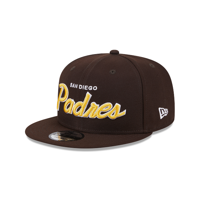 San Diego Padres Script Primary Logo SP Team Color 9Fifty Snapback