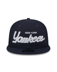 New York Yankees Script Primary Logo SP Team Color 9Fifty Snapback