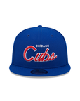Chicago Cubs Script Primary Logo SP Team Color 9Fifty Snapback
