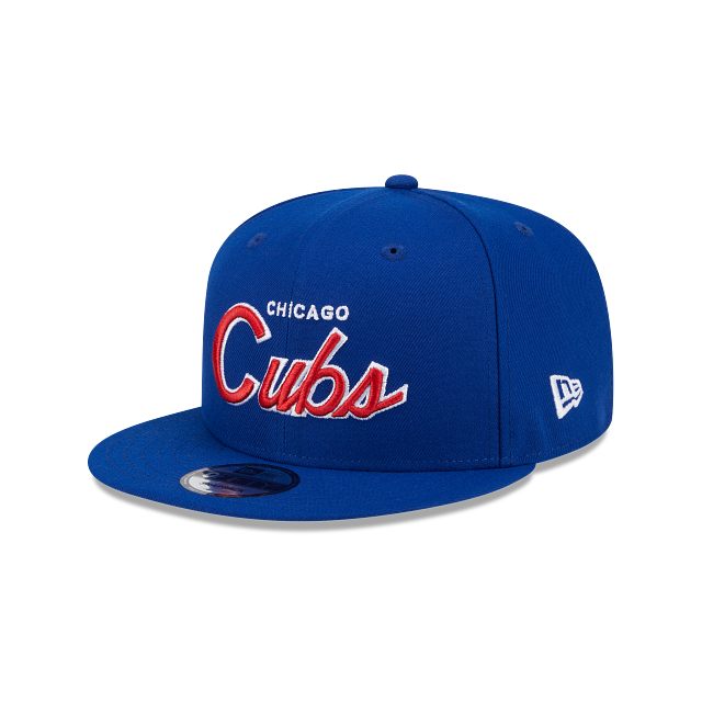 Chicago Cubs Script Primary Logo SP Team Color 9Fifty Snapback