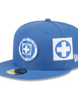 Cruz Azul Liga MX Multi Logo 59Fifty Fitted