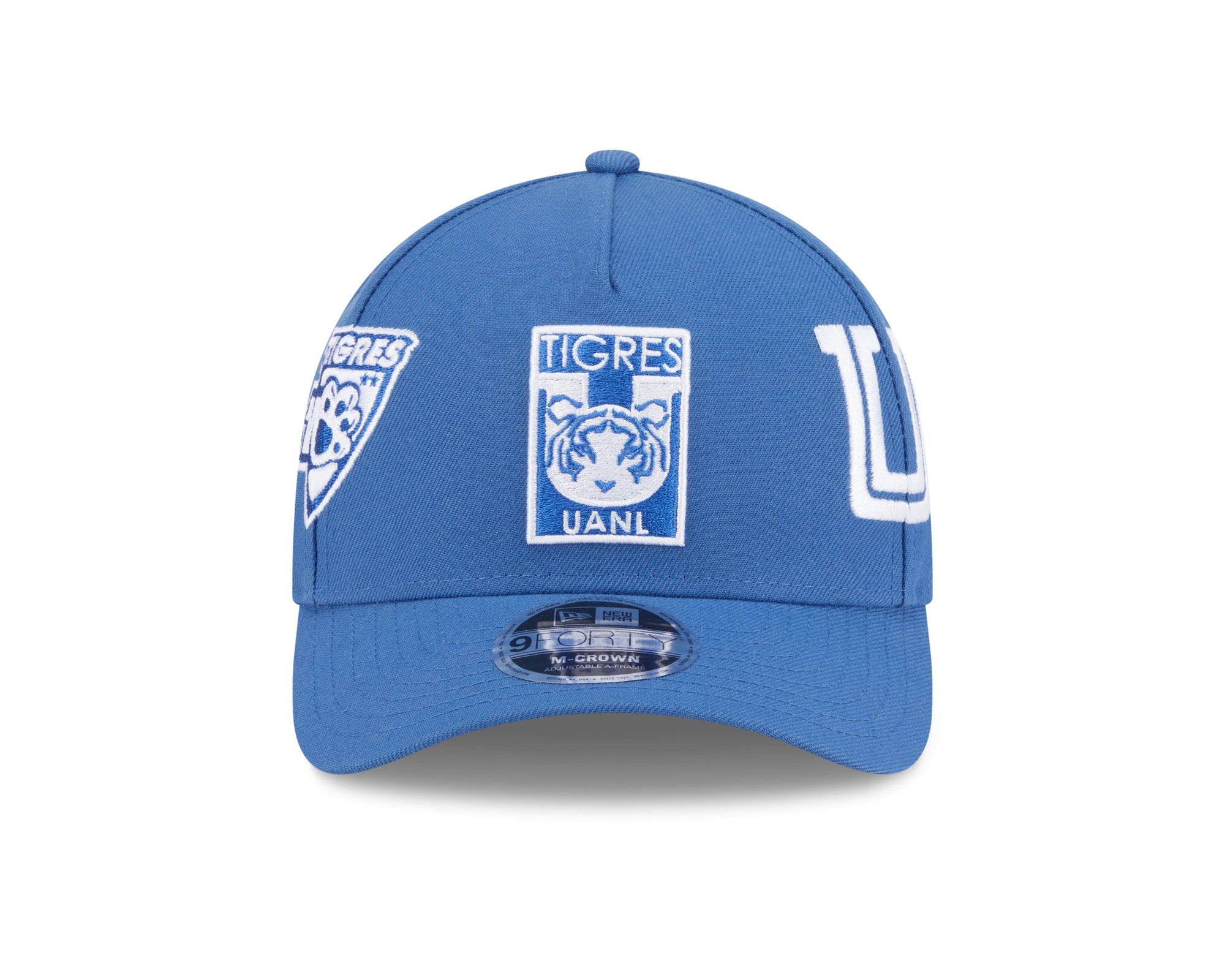 Tigres UANL Liga MX Multi Logo 9Forty M-Crown A-Frame Snapback