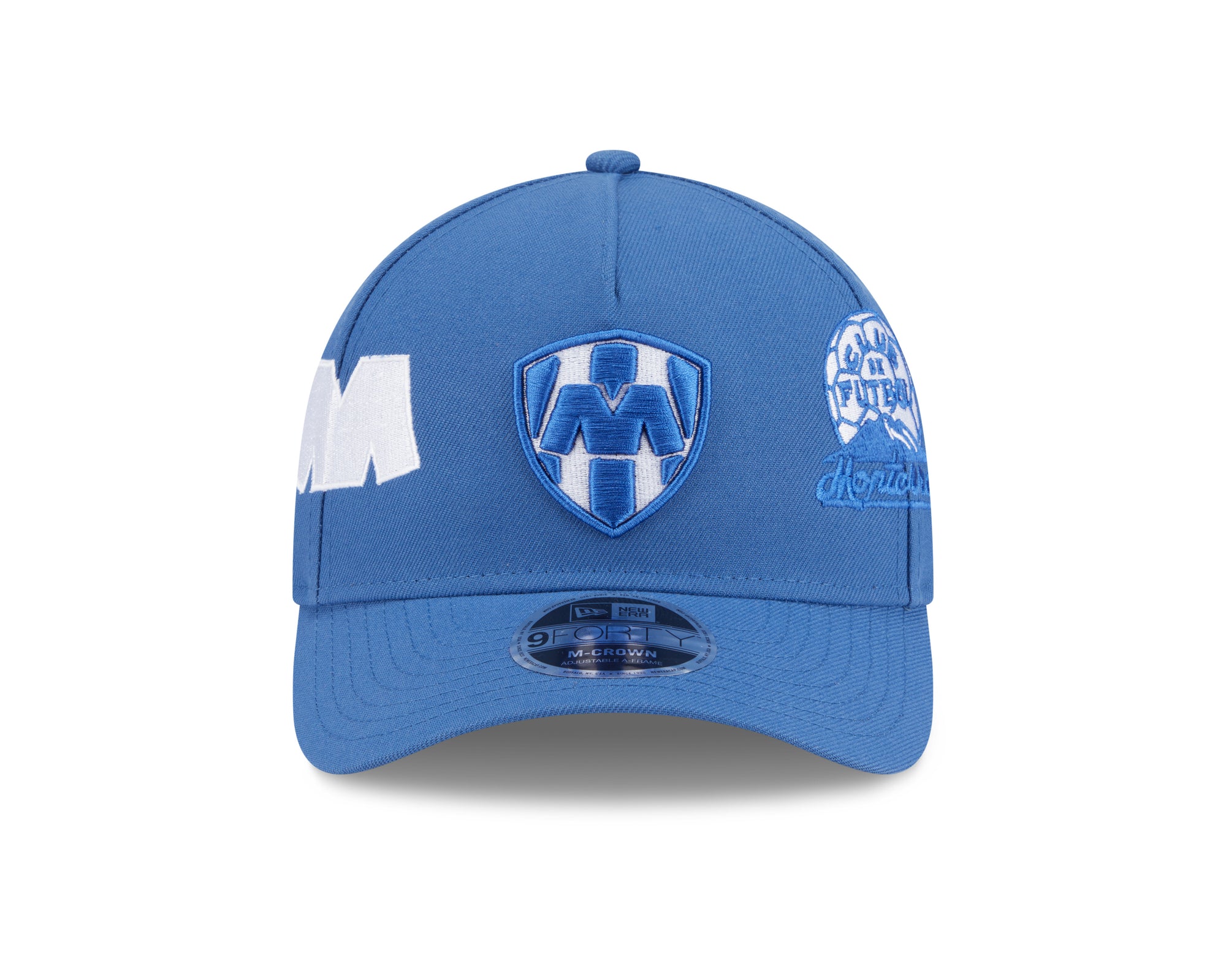 Monterrey Rayados Liga MX Multi Logo 9Forty M-Crown A-Frame Snapback
