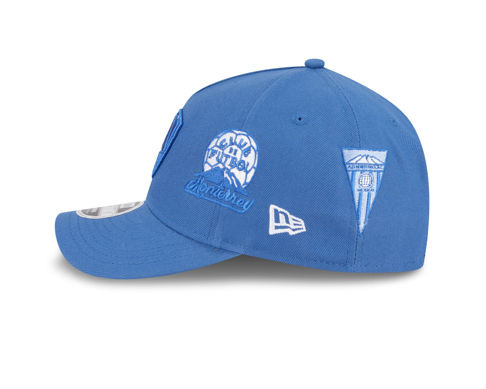 Monterrey Rayados Liga MX Multi Logo 9Forty M-Crown A-Frame Snapback