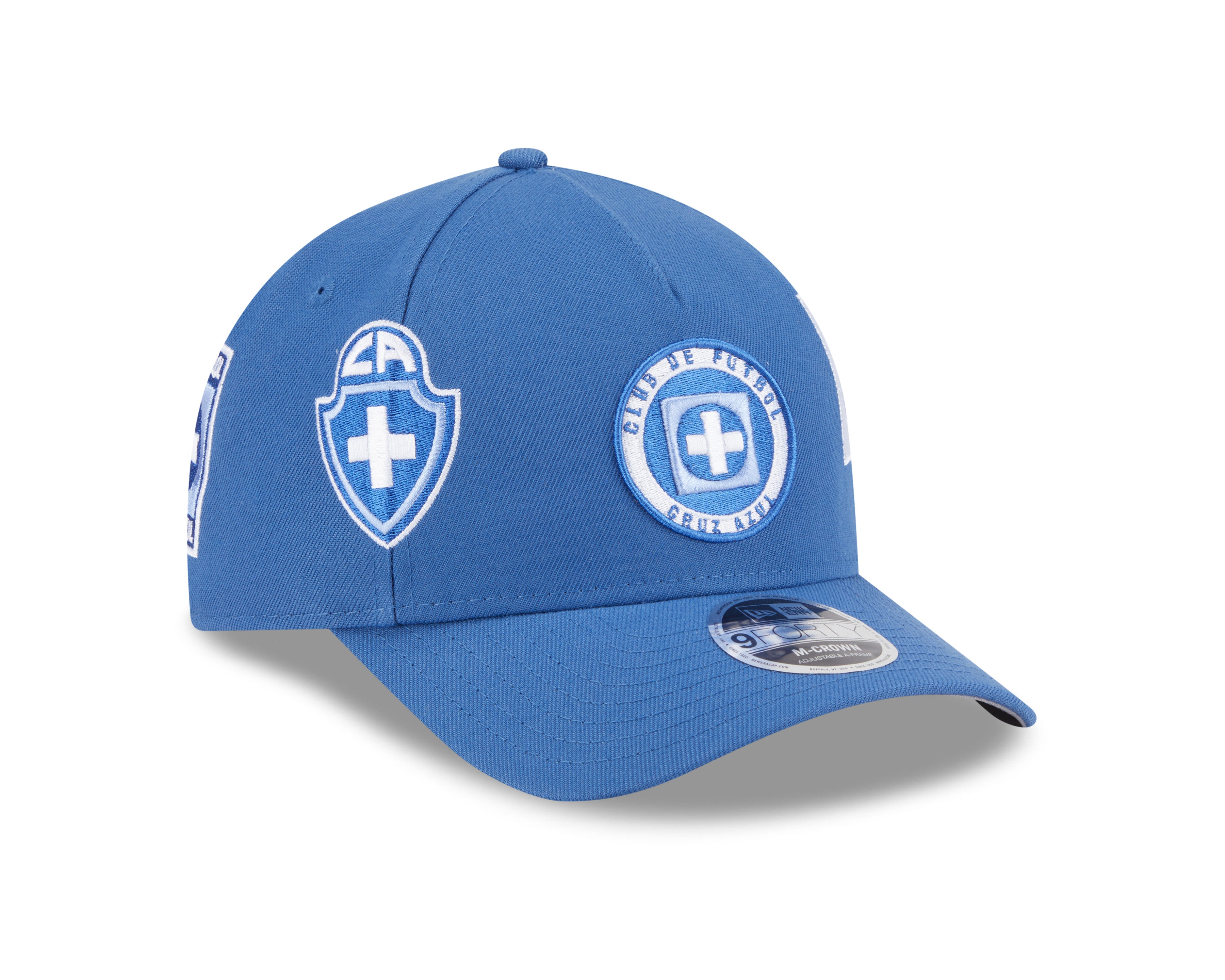 Cruz Azul Liga MX Multi Logo 9Forty M-Crown A-Frame Snapback – CROWN MINDED