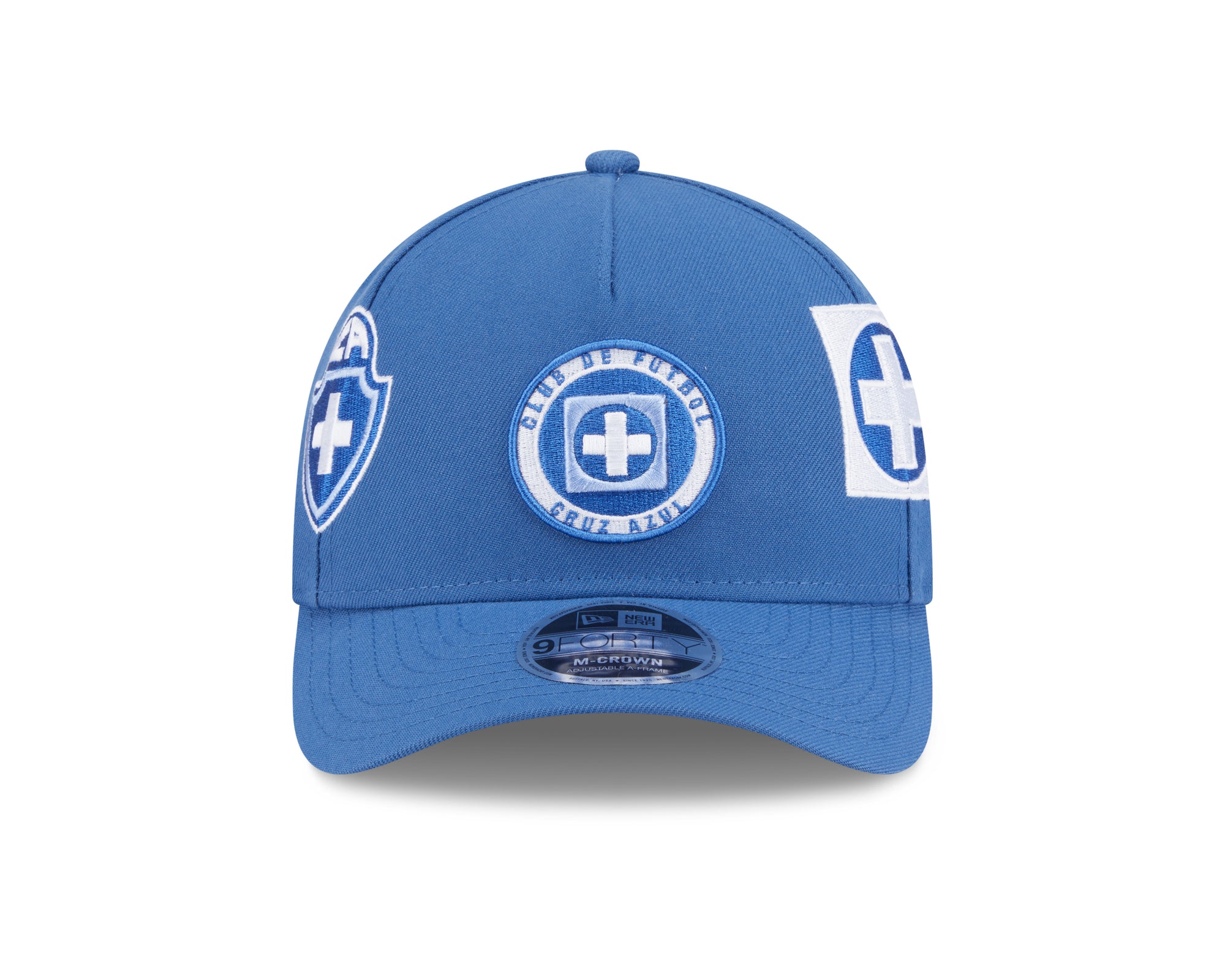 Cruz Azul Liga MX Multi Logo 9Forty M-Crown A-Frame Snapback