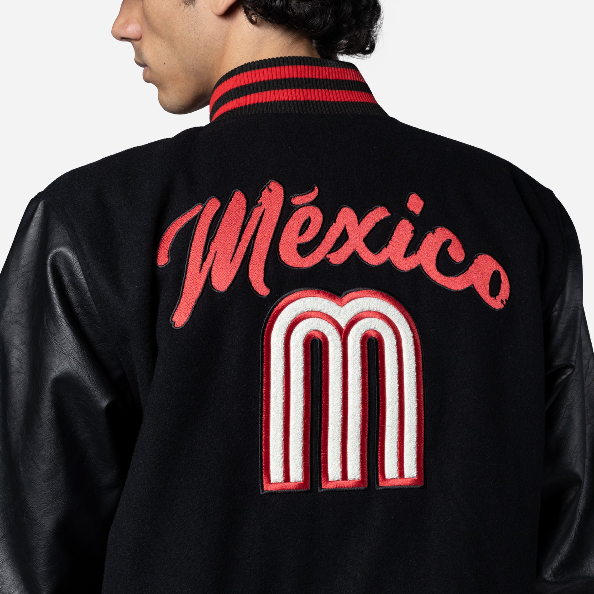 New Era Mexico World Baseball Classic Black Pre Line Black Jacket