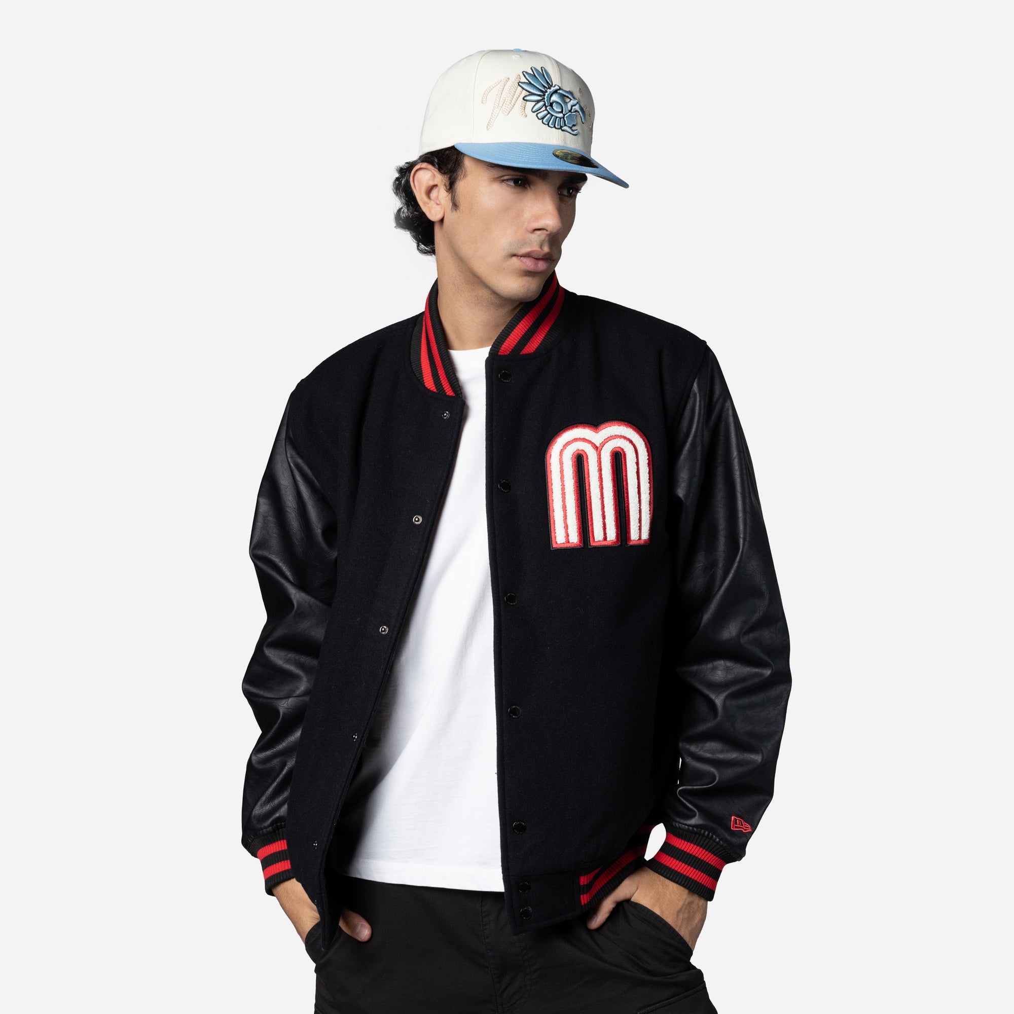 New Era Mexico World Baseball Classic Black Pre Line Black Jacket