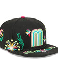 Mexico World Baseball Classic WBC Latin Embroidery All Over Black 59Fifty Fitted