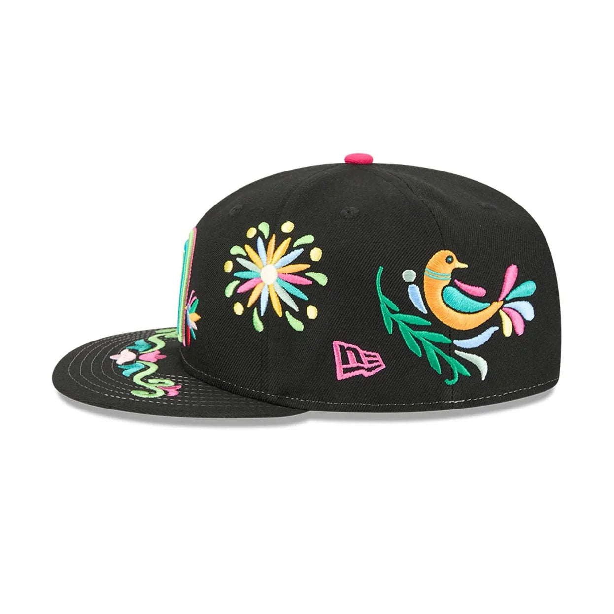 Mexico World Baseball Classic WBC Latin Embroidery All Over Black 59Fifty Fitted