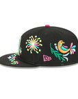 Mexico World Baseball Classic WBC Latin Embroidery All Over Black 59Fifty Fitted