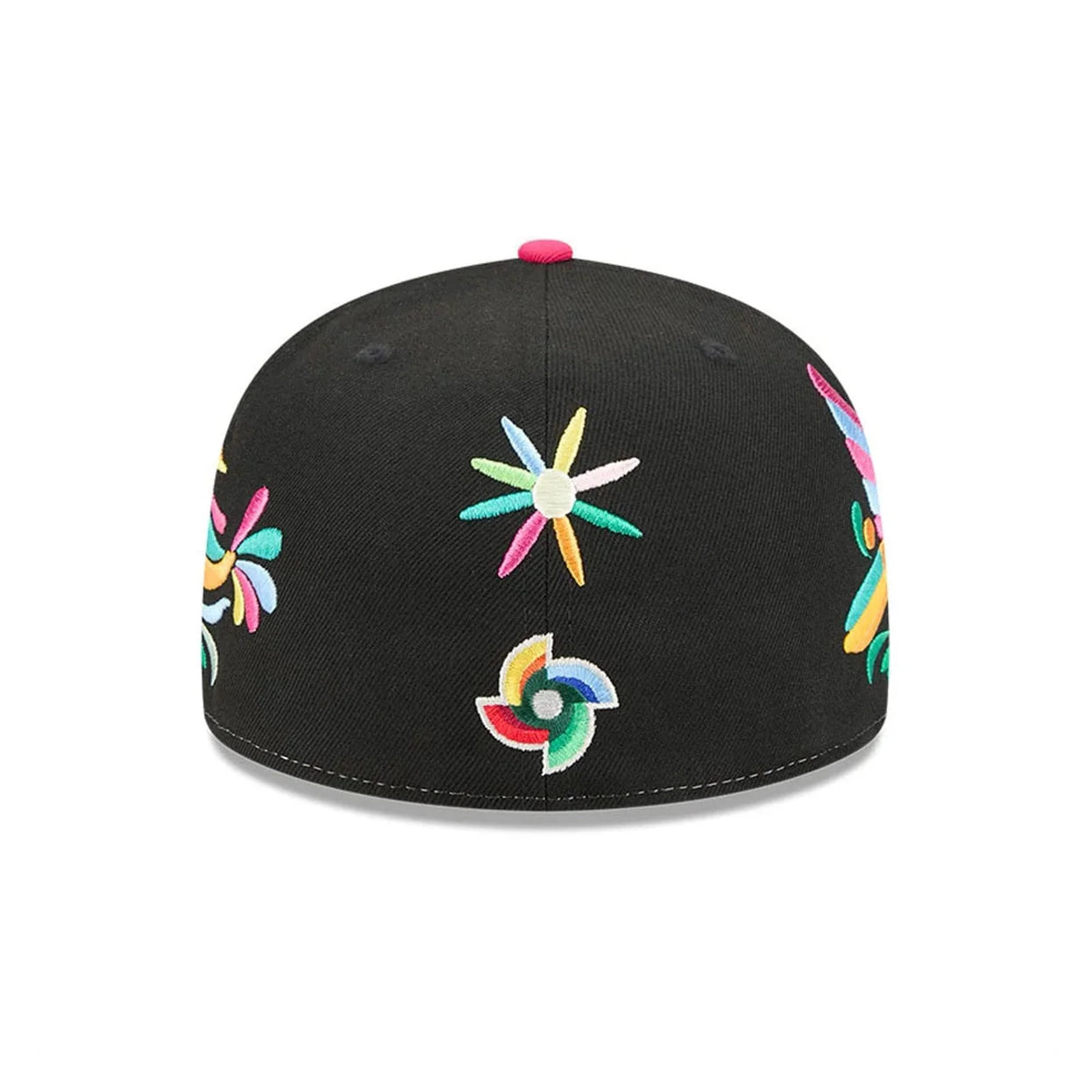 Mexico World Baseball Classic WBC Latin Embroidery All Over Black 59Fifty Fitted