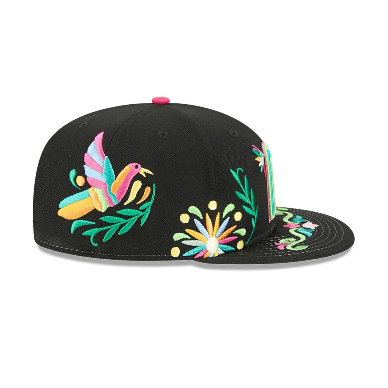 Mexico World Baseball Classic WBC Latin Embroidery All Over Black 59Fifty Fitted