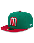 Mexico WBC 2026 Mexico Flag SP Green Red 2 Tone 59Fifty Fitted