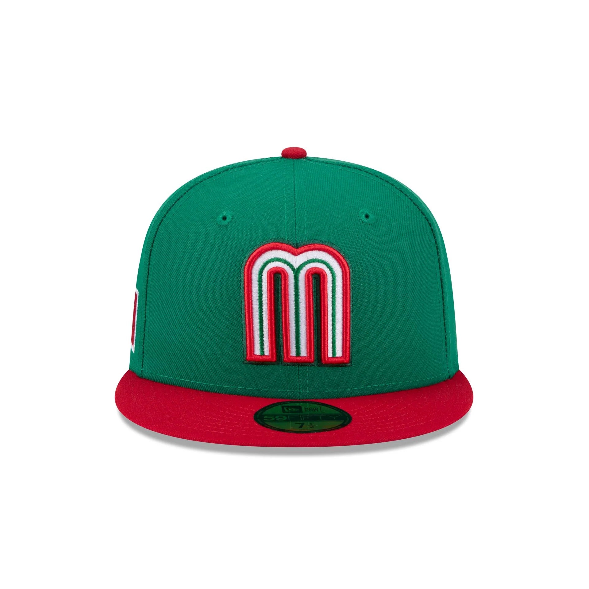 Mexico WBC 2026 Mexico Flag SP Green Red 2 Tone 59Fifty Fitted