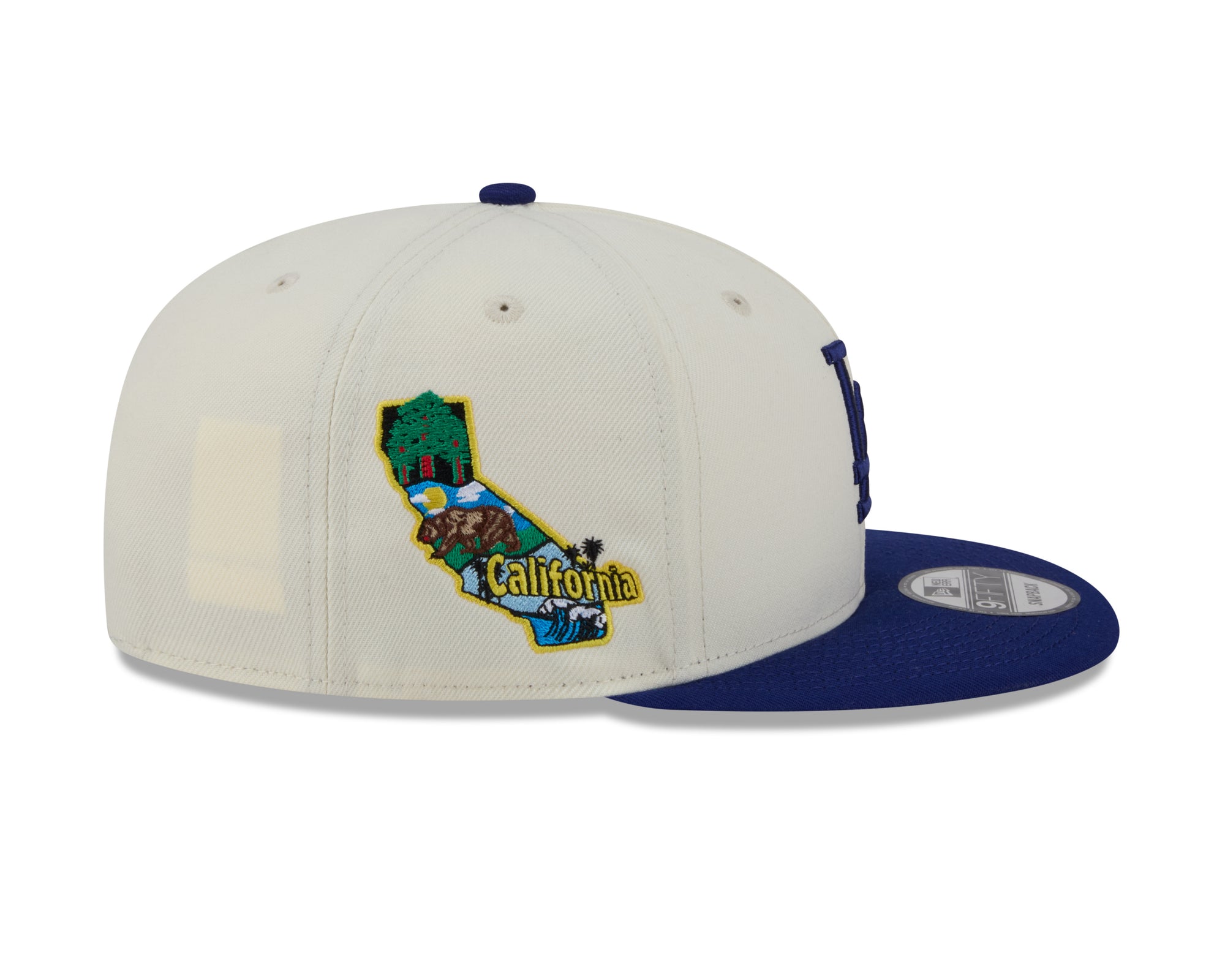 Los Angeles Dodgers Chrome Blue Localized State SP 9Fifty Snapback