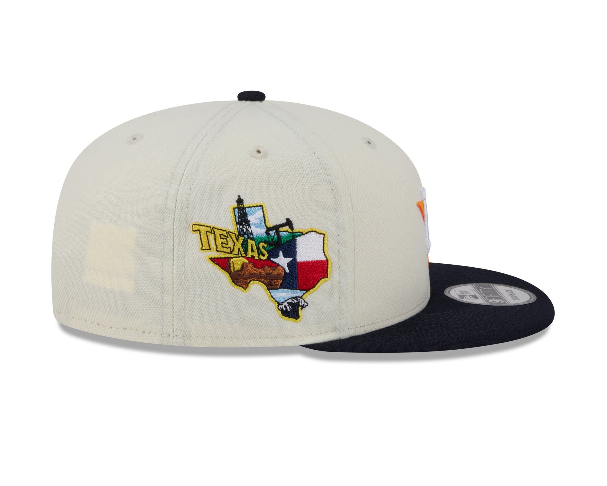 Houston Astros Chrome Navy Localized State SP 9Fifty Snapback