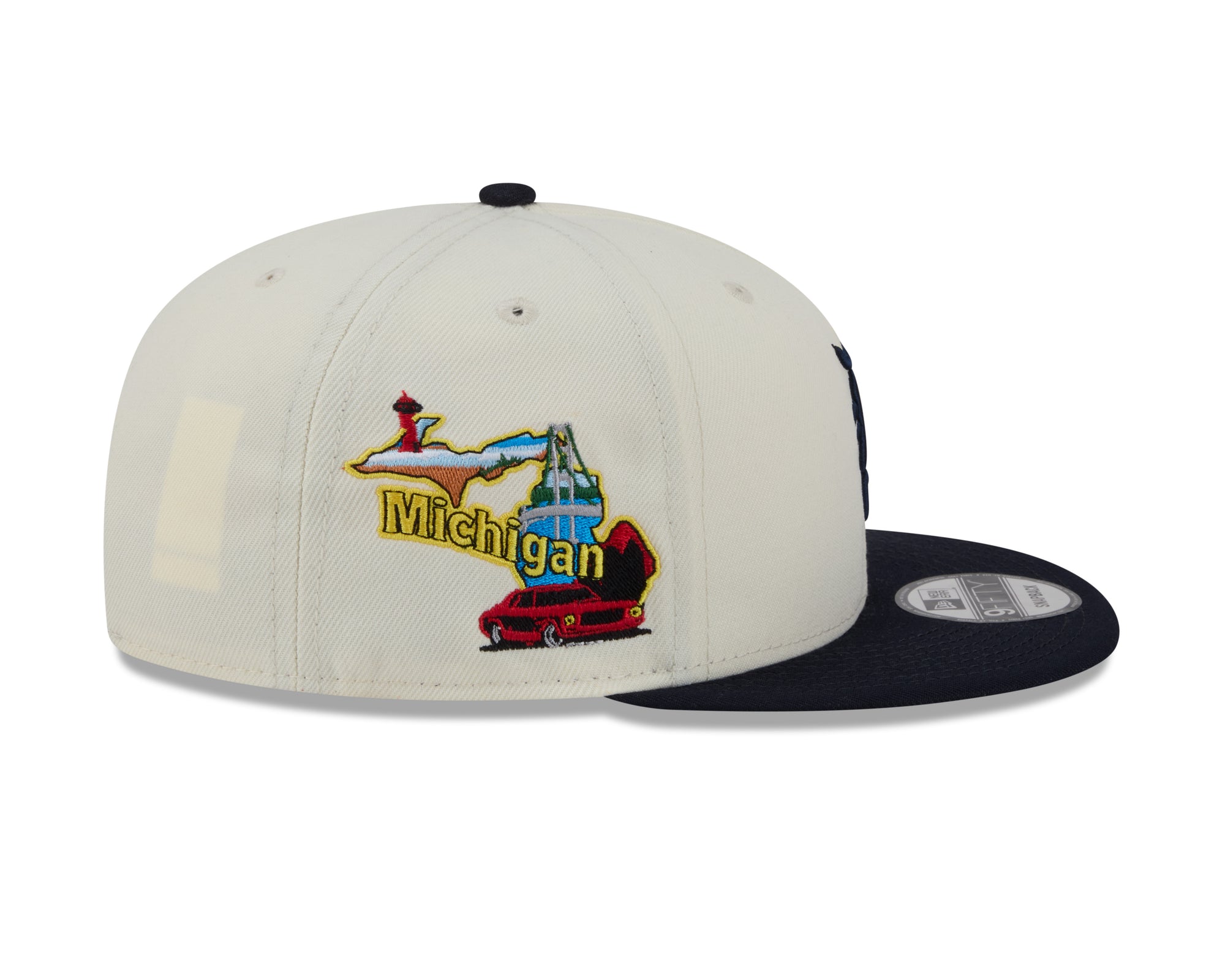 Detroit Tigers Chrome Navy Localized State SP 9Fifty Snapback