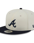 Atlanta Braves Chrome Navy Localized State SP 9Fifty Snapback