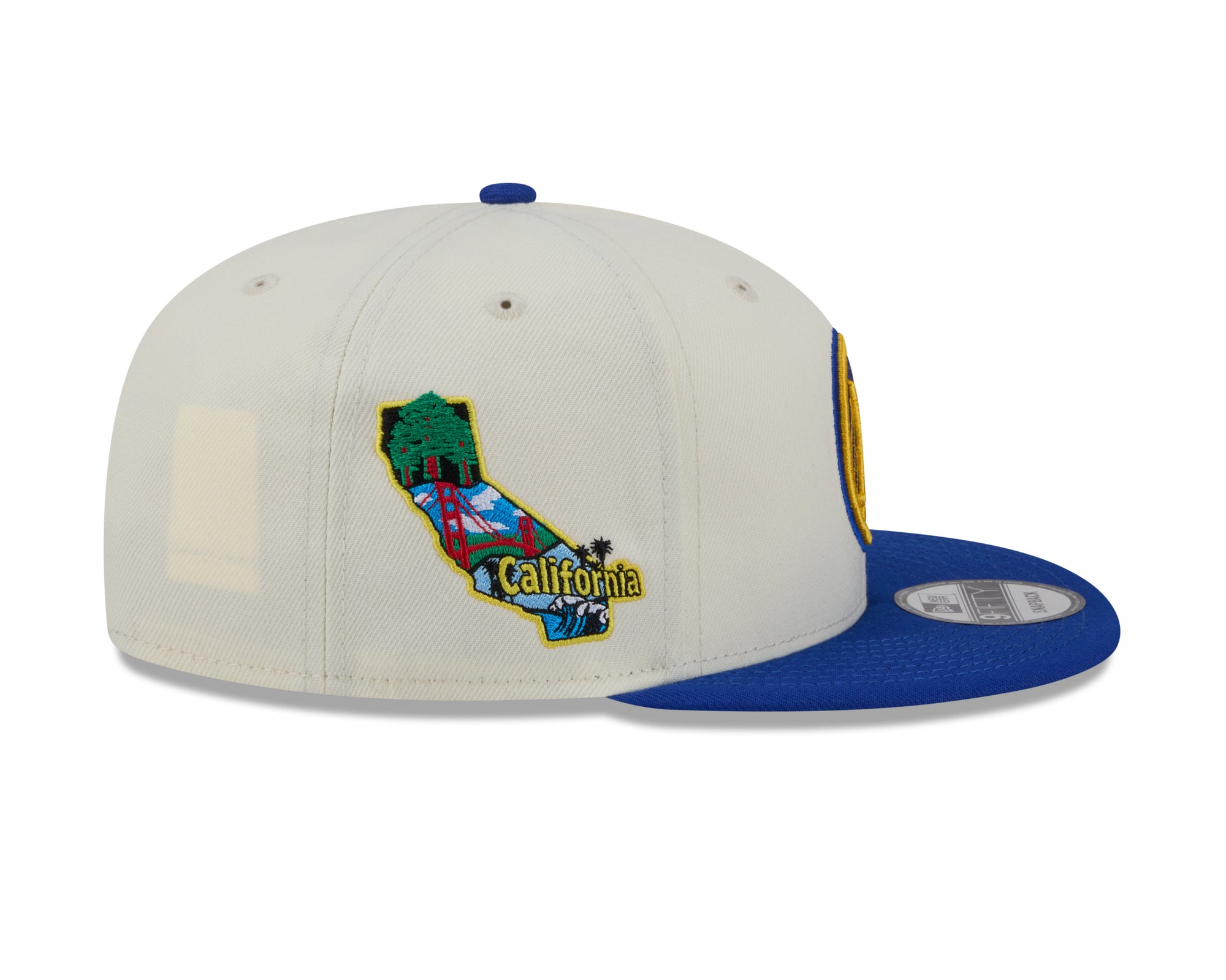 Golden State Warriors Chrome Blue Localized State SP 9Fifty Snapback