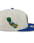 Golden State Warriors Chrome Blue Localized State SP 9Fifty Snapback