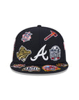 Atlanta Braves All Over Team Color 59Fifty Fitted