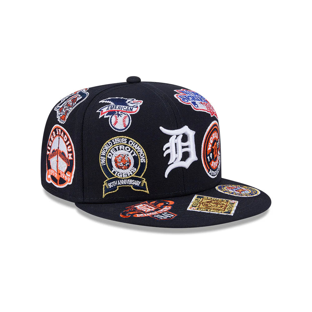 Detroit Tigers All Over Team Color 59Fifty Fitted