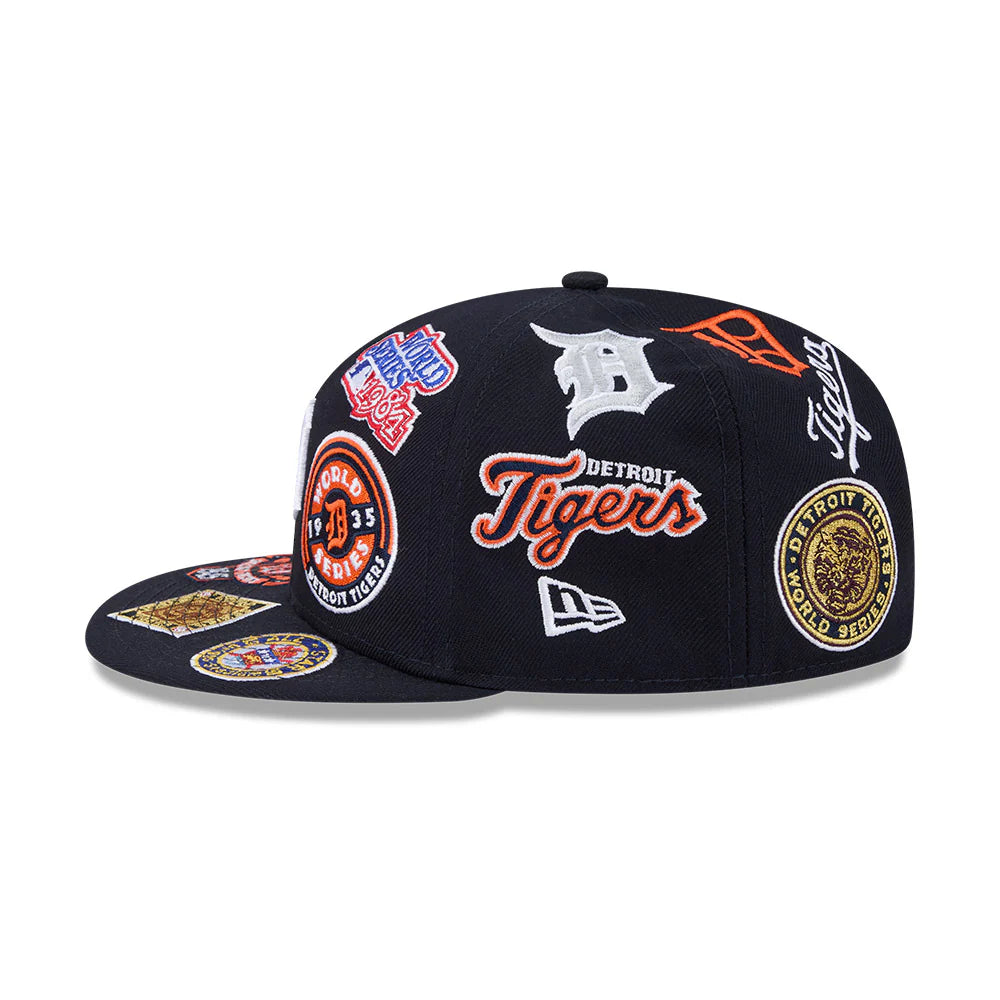 Detroit Tigers All Over Team Color 59Fifty Fitted