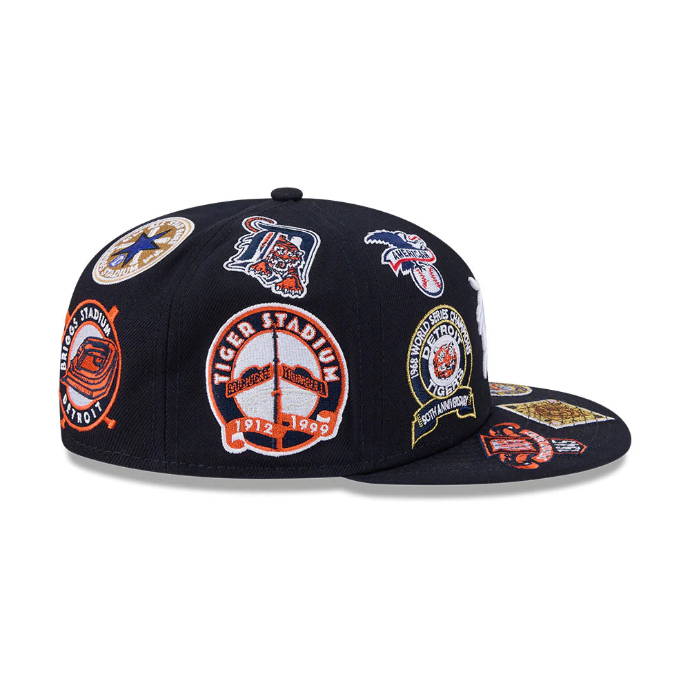 Detroit Tigers All Over Team Color 59Fifty Fitted