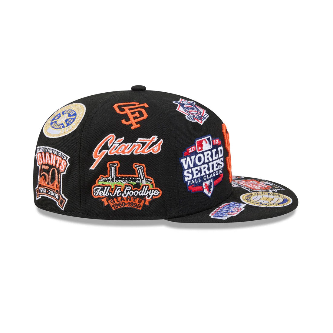 San Francisco Giants All Over Team Color 59Fifty Fitted