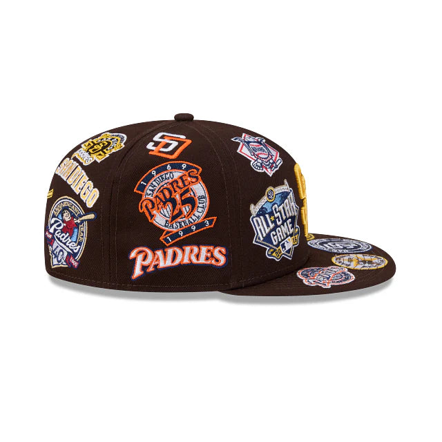 San Diego Padres All Over Team Color 59Fifty Fitted