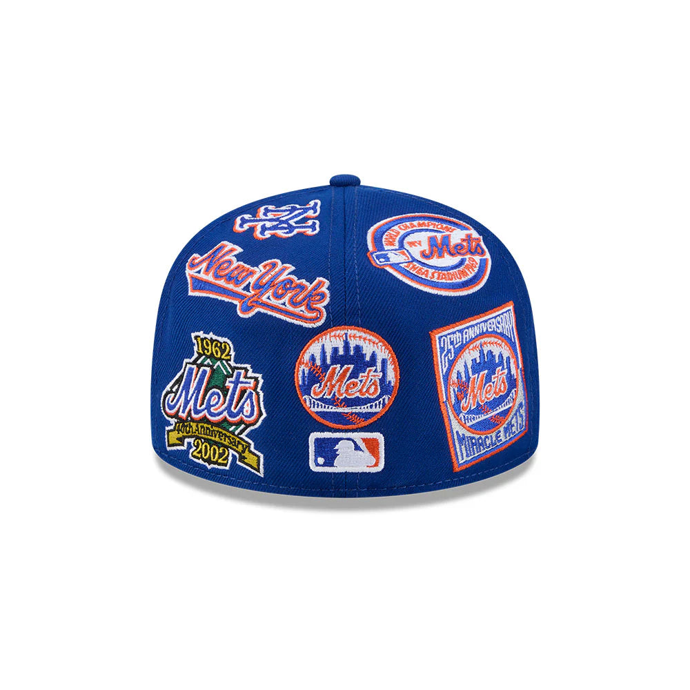 New York Mets All Over Team Color 59Fifty Fitted